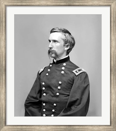 Framed General Joshua Lawrence Chamberlain (left profile) Print