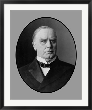 Framed President William McKinley, Jr Print