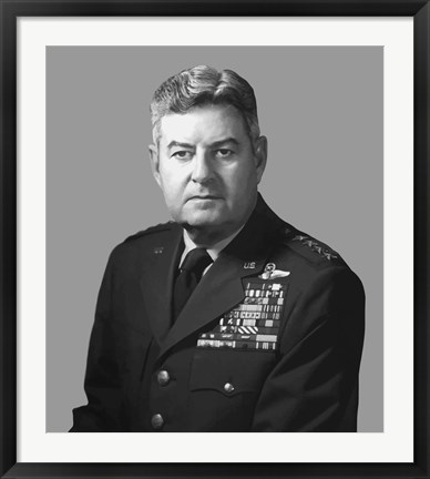 Framed General Curtis Lemay Print