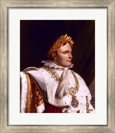 Framed Napoleon Bonaparte (side profile) Print