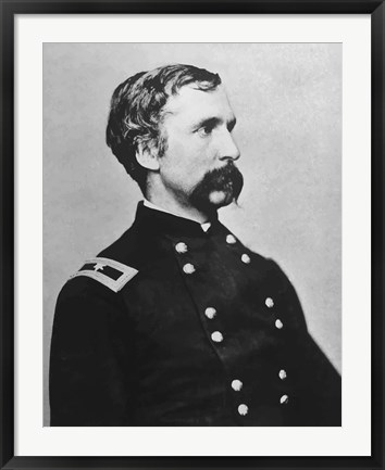 Framed General Joshua Lawrence Chamberlain (right profile) Print