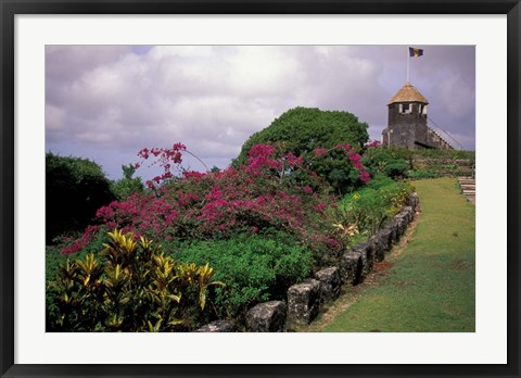 Framed Gun Hill, Barbados, Caribbean Print