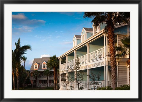 Framed Bahamas, Eleuthera, Harbor Isl, Valentines Hotel Print