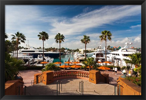 Framed Bahamas, New Providence, Nassau, Paradise Island Print