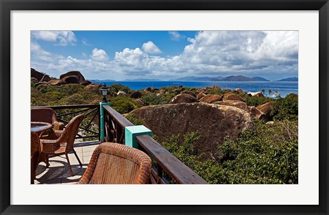 Framed Top of the Baths in Virgin Gorda, British Virgin Islands Print