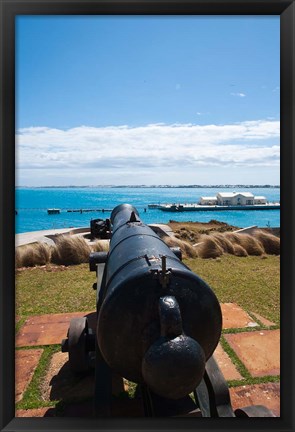 Framed Bermuda, Commissioners House, Royal Naval port Print