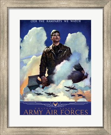 Framed United States Army Air Forces Print