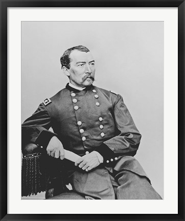 Framed General Philip Sheridan Print