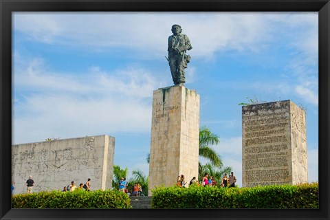 Framed Statue and gravesite of Che Guevara, Santa Clara, Cuba Print