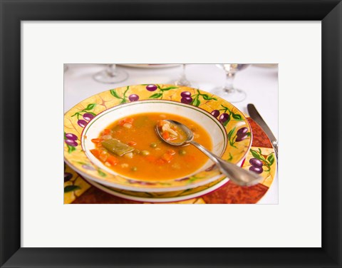 Framed Cayo Santa Maria, Cuba Cuban Cuisine Print