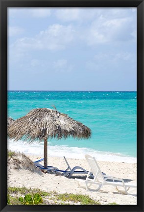 Framed Cuba, Sol Cayo Santa Maria Resort, Beach Print