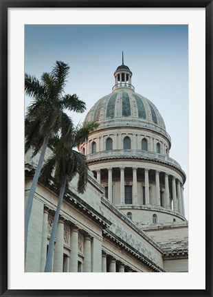 Framed Cuba, Havana, Dome of the Capitol Building Print