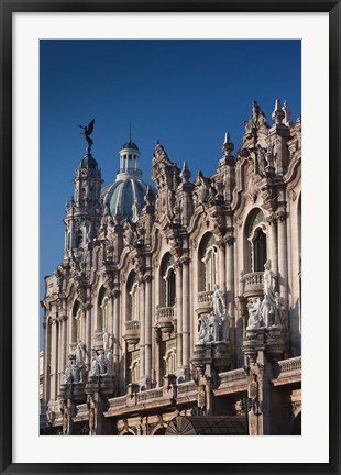 Framed Cuba, Havana, Gran Teatro de a Habana, Theater Print