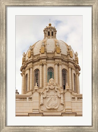 Framed Cuba, Havana, Museo de la Revolucion, dome Print