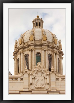 Framed Cuba, Havana, Museo de la Revolucion, dome Print