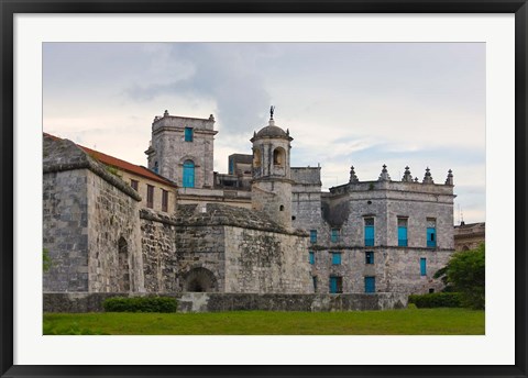 Framed El Morro Castle, fortification, Havana, UNESCO World Heritage site, Cuba Print