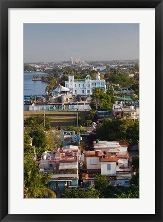 Framed Cuba, Cienfuegos Province, Cienfuegos city view Print