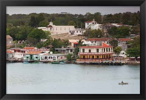 Framed Cuba, Cienfuegos, Bahia de Cienfuegos Print