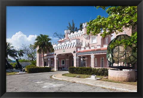 Framed Cuba, Cienfuegos, Naval museum, Exterior Print