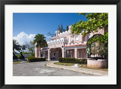 Framed Cuba, Cienfuegos, Naval museum, Exterior Print