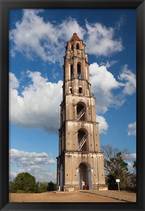 Framed Cuba, Manaca Iznaga, Sugar plantation tower Print