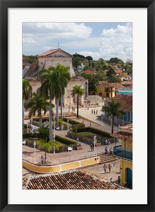 Framed Cuba, Sancti Spiritus, Trinidad, Plaza Mayor Print