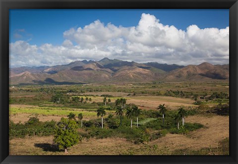 Framed Cuba, Trinidad, Valle de los Ingenios Print