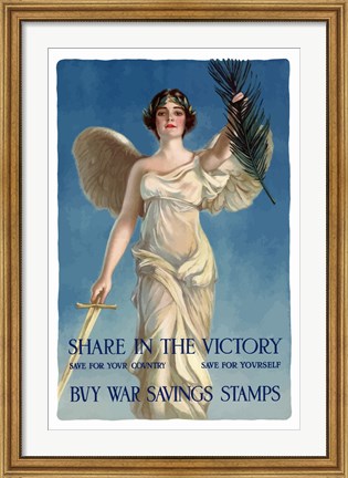 Framed Share in the Victory Print