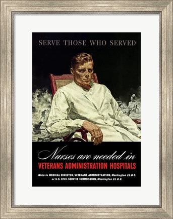 Framed Serve Those Who Served Print