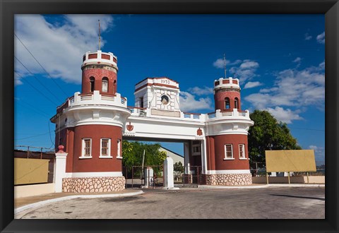 Framed Cuba, Castillo de San Severino fortification Print