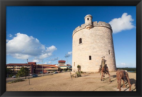 Framed Cuba, Matanzas Province, Varadero, Tower Print