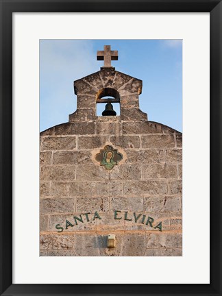 Framed Cuba, Varadero, Iglesia Santa Elvira church Print