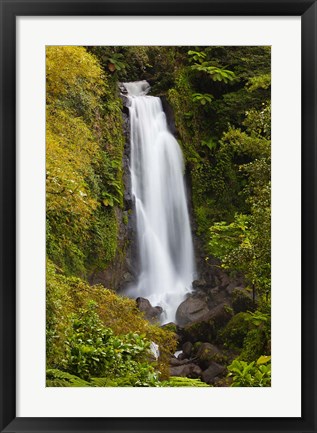 Framed Dominica, Roseau, Trafalgar Waterfalls Print