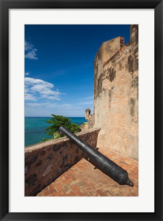 Framed Dominican Republic, Puerto Plata Fuerte de San Felipe Print