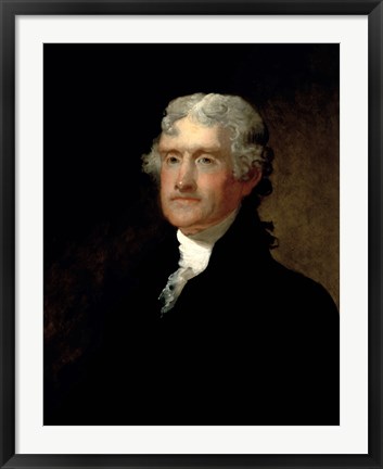 Framed Thomas Jefferson (color) Print