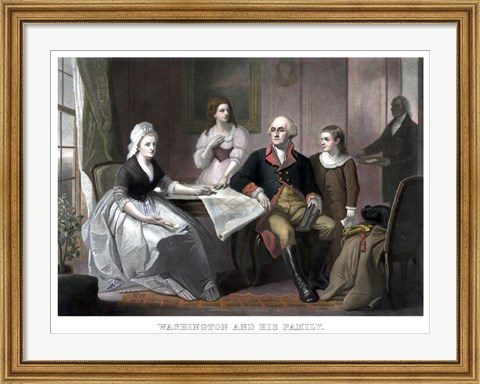 Framed Washington Family Print