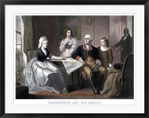 Framed Washington Family Print