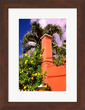 Framed Charlotte Amalie, St Thomas, Caribbean Print