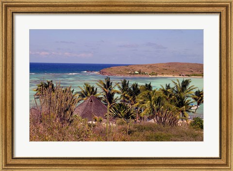Framed St Jean Beach, St Barts Island, Caribbean Print