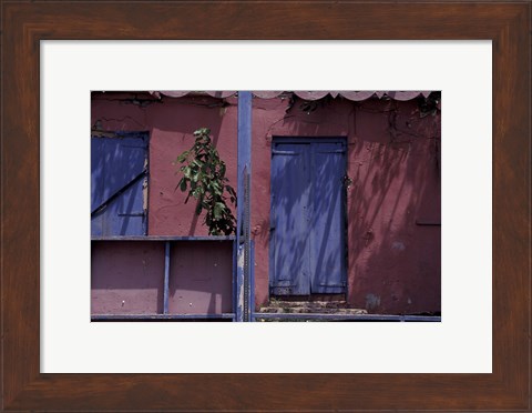 Framed Front Porch on Saint Croix, Caribbean Print