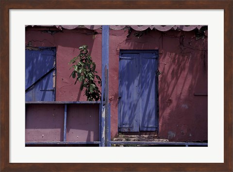 Framed Front Porch on Saint Croix, Caribbean Print