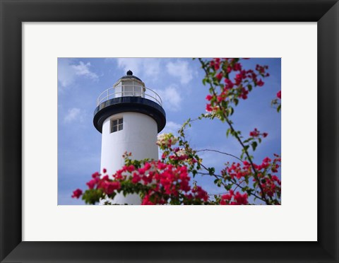 Framed Puerto Rico, Viegues Island, lighthouse of Rincon Print