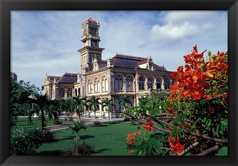 Framed Magnificent Seven Mansion and grounds, Port of Spain, Trinidad, Caribbean Print