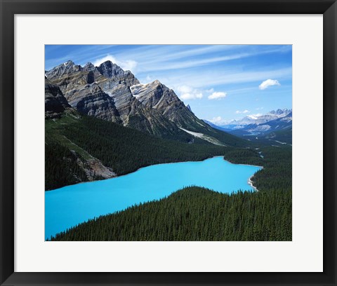 Framed Peyto Lake, Banff National Park, Alberta, Canada Print