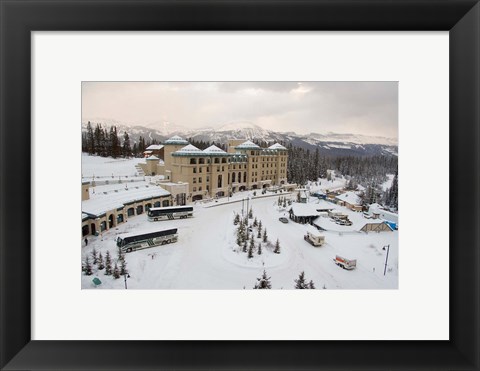 Framed Farimont Chateau, Lake Louise, Alberta, Canada Print