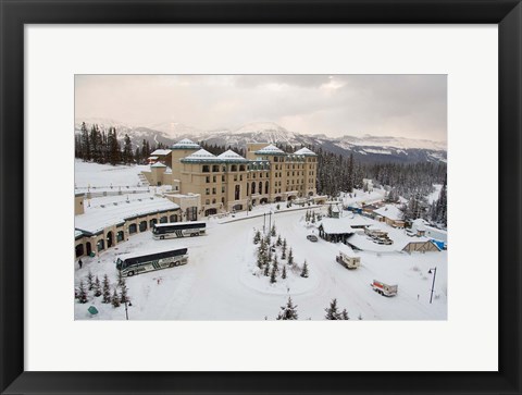 Framed Farimont Chateau, Lake Louise, Alberta, Canada Print