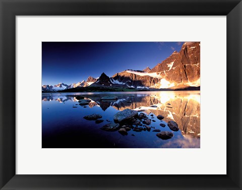 Framed Ramparts, Tanquin Valley, Jasper National Park, Alberta, Canada Print