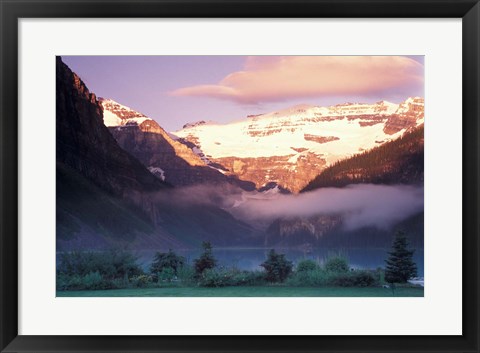 Framed Lake Louise Morning, Banff National Park, Alberta, Canada Print