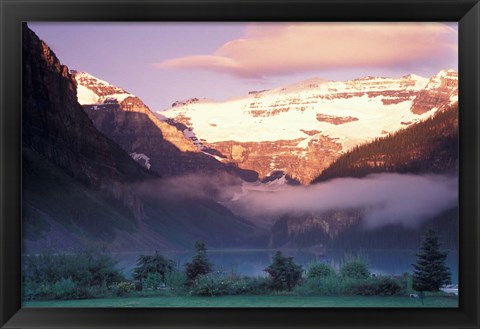 Framed Lake Louise Morning, Banff National Park, Alberta, Canada Print