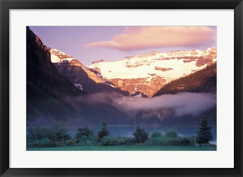 Framed Lake Louise Morning, Banff National Park, Alberta, Canada Print